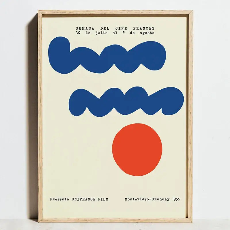 DecorBites™ Modern Geometric Bauhaus Wall Art Prints