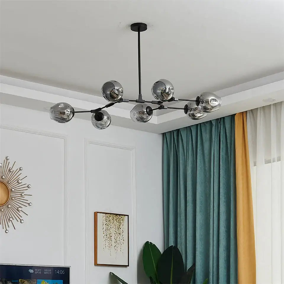 DecorBites™ Modern Glass Ball LED Chandelier - Home Decor