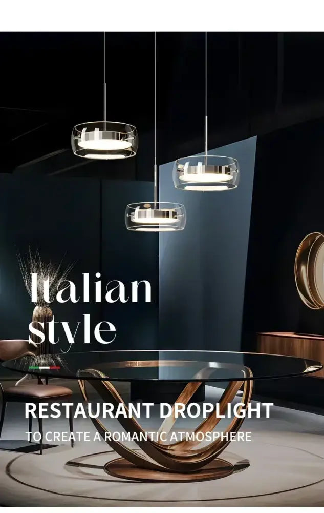 DecorBites™ Modern Glass Dining Table Pendant Light
