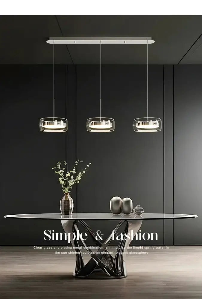 DecorBites™ Modern Glass Dining Table Pendant Light