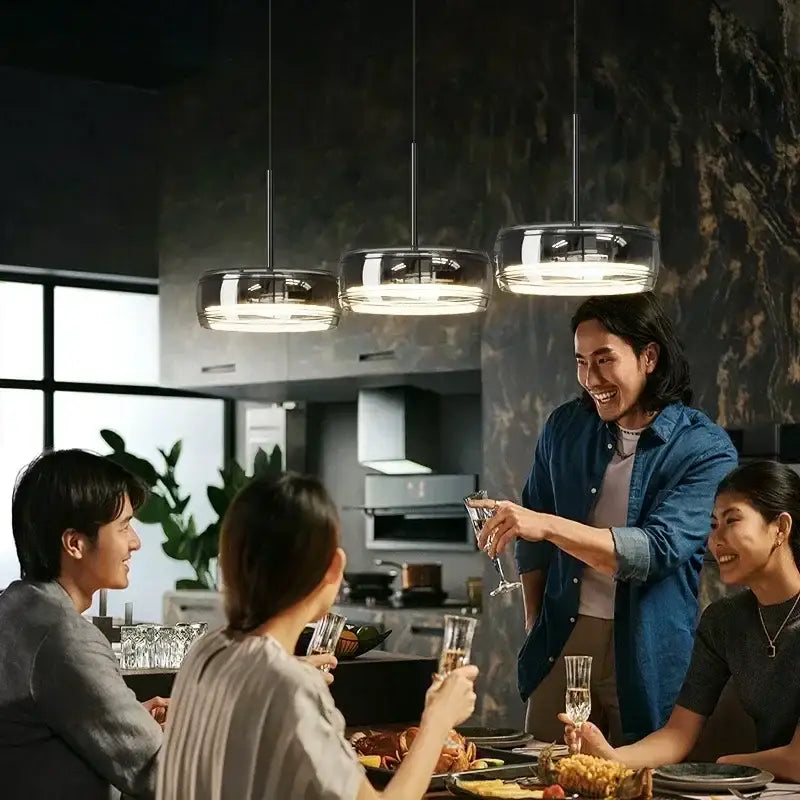 DecorBites™ Modern Glass Dining Table Pendant Light
