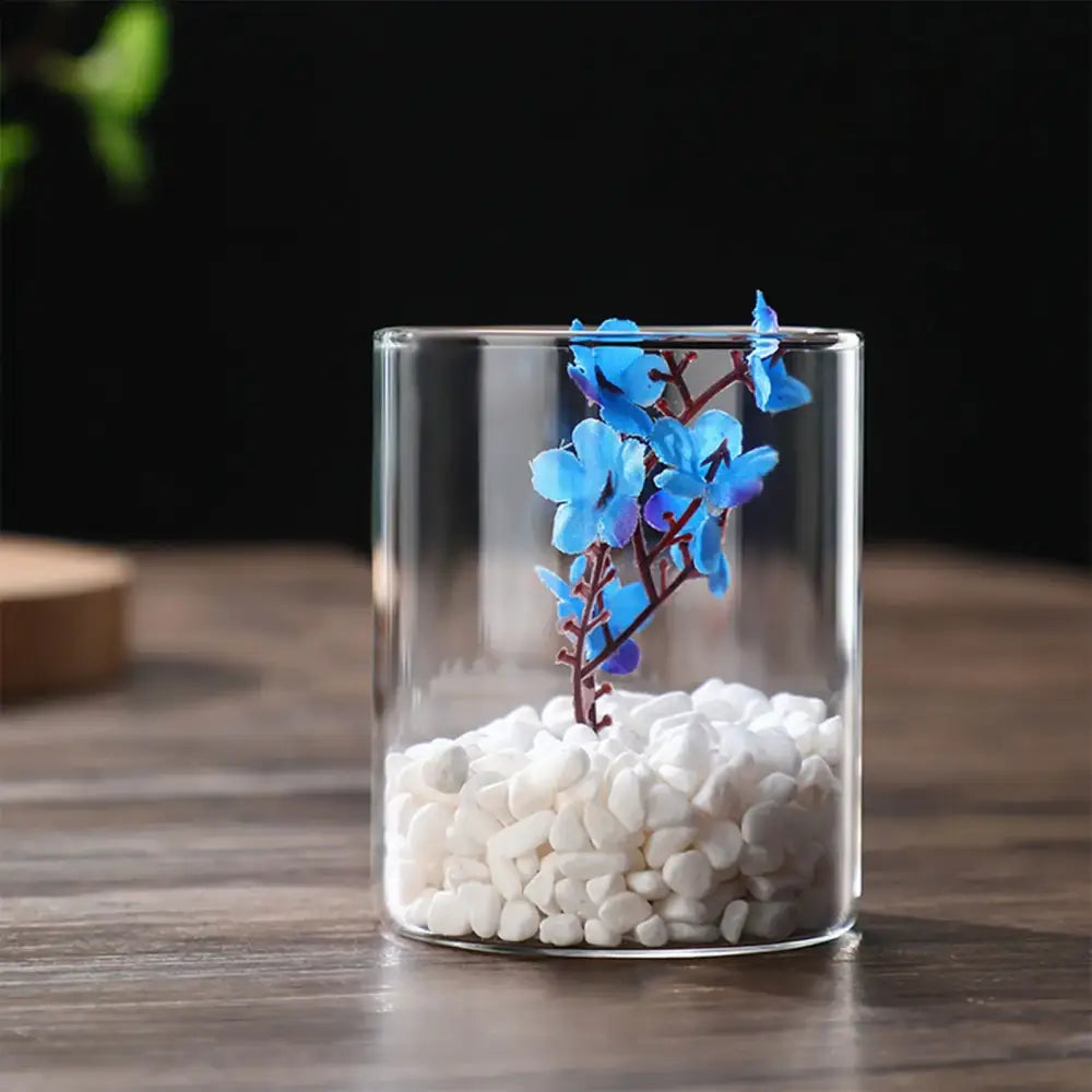 DecorBites™ Modern Glass Hydroponic Vase for Wedding Decor