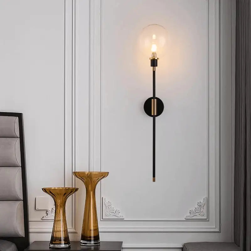 DecorBites™ Modern Glass Wall Sconce