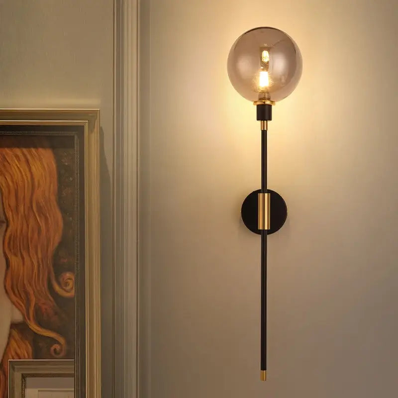 DecorBites™ Modern Glass Wall Sconce