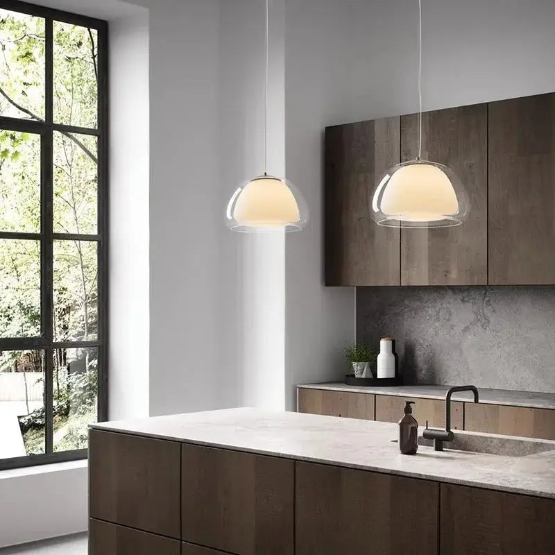 DecorBites™ Modern Jelly Globe Glass Pendant Ligh