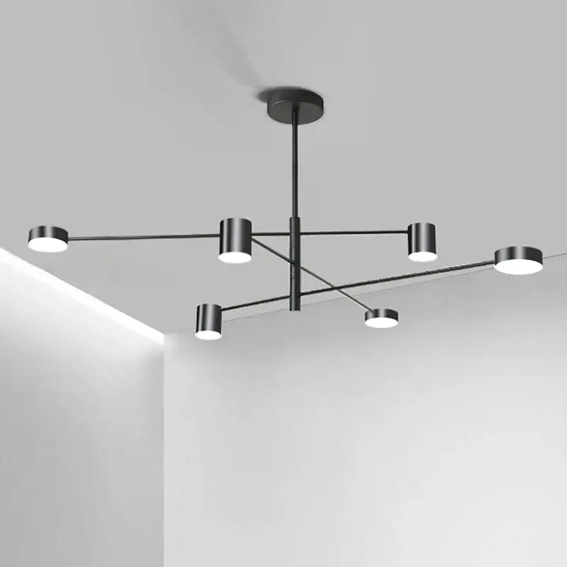 DecorBites™ Modern LED Chandelier - Gold Black - Living Room - Bedroom