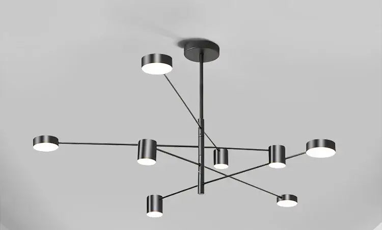 DecorBites™ Modern LED Chandelier - Gold Black - Living Room - Bedroom