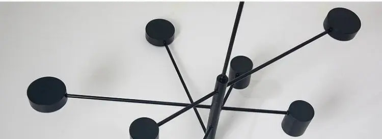 DecorBites™ Modern LED Chandelier - Gold Black - Living Room - Bedroom
