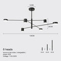 DecorBites™ Modern LED Chandelier - Gold Black - Living Room - Bedroom