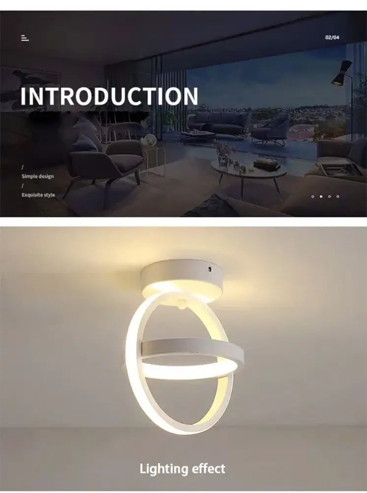 DecorBites™ Modern LED Chandelier Light for Home