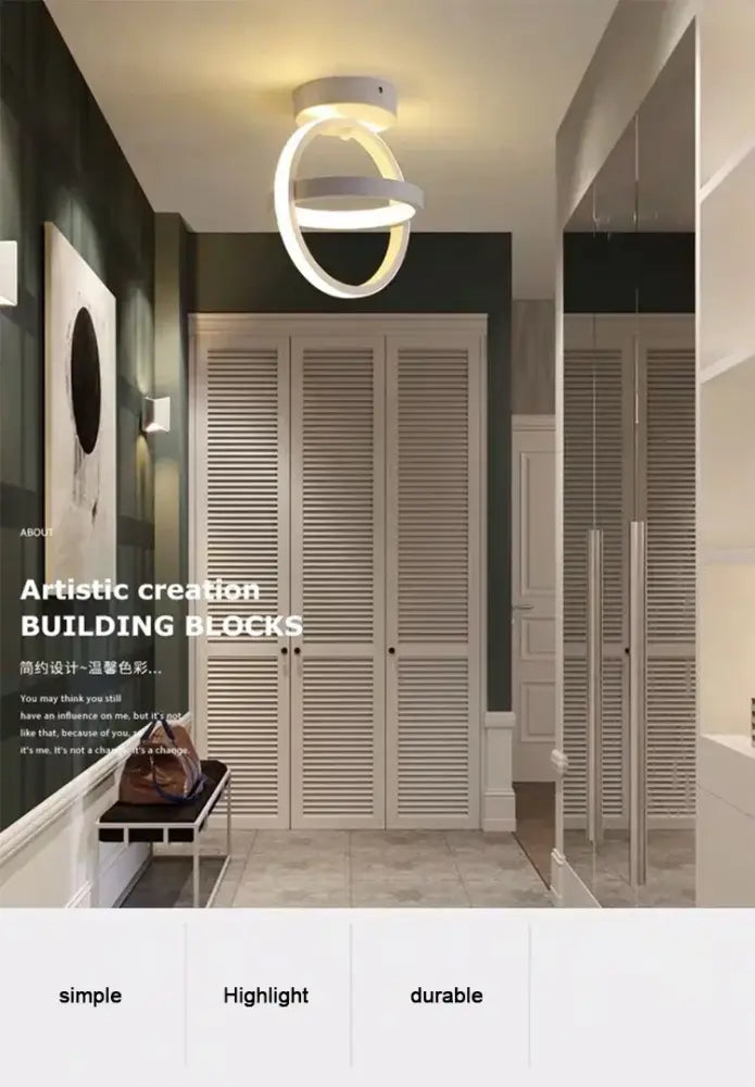 DecorBites™ Modern LED Chandelier Light for Home
