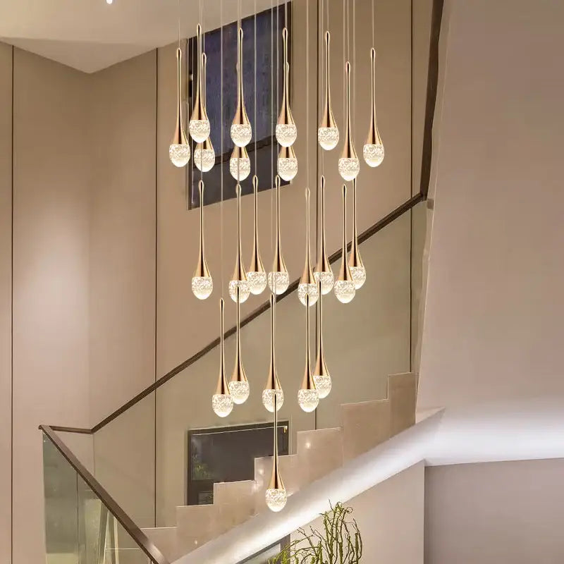 DecorBites™ Modern LED Crystal Chandelier for Home Decor