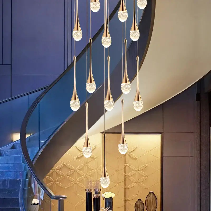 DecorBites™ Modern LED Crystal Chandelier for Home Decor
