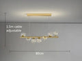 DecorBites™ Modern LED Glass Chandelier for Dining Room