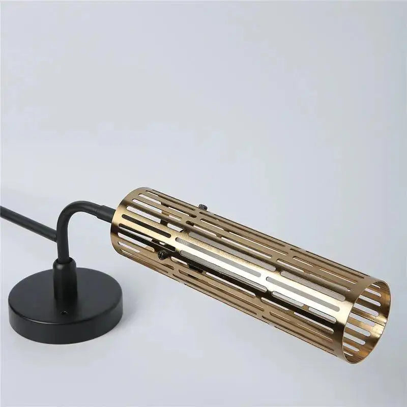 DecorBites™ Modern LED Wall Sconce with Gold Accents
