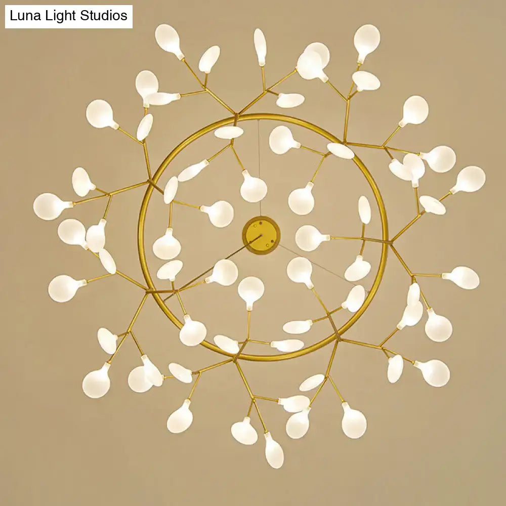 DecorBites™ Modern Metal LED Dining Room Chandelier - Elegant Hanging Pendant Light