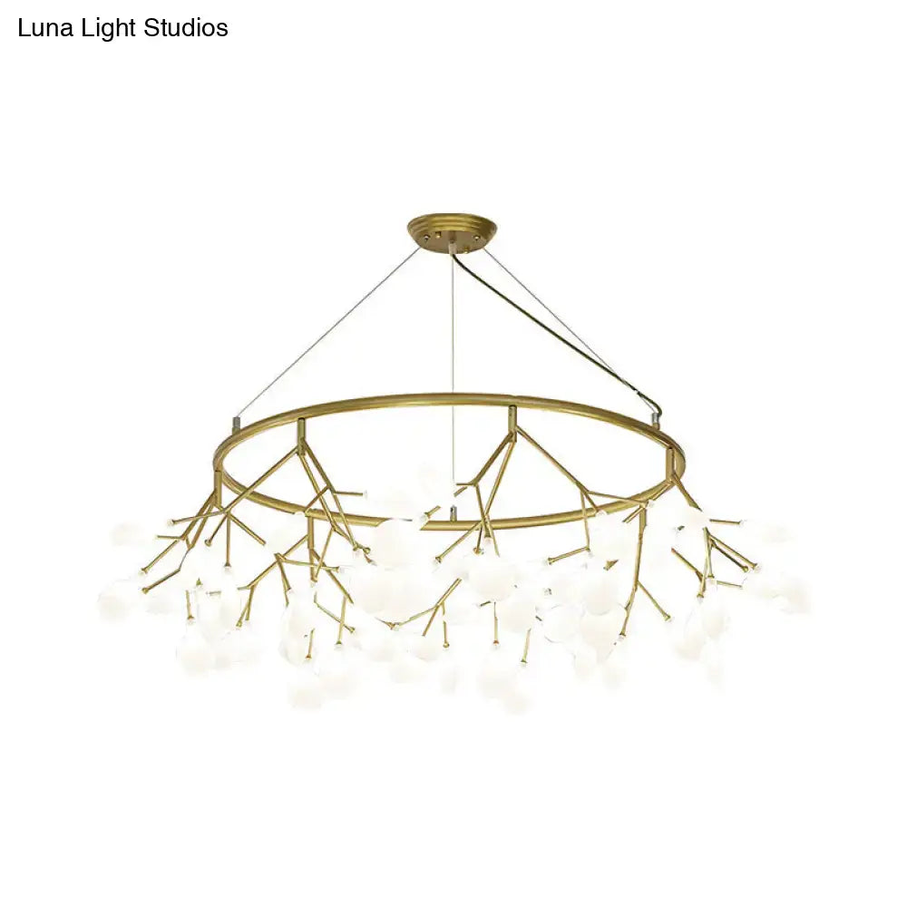 DecorBites™ Modern Metal LED Dining Room Chandelier - Elegant Hanging Pendant Light