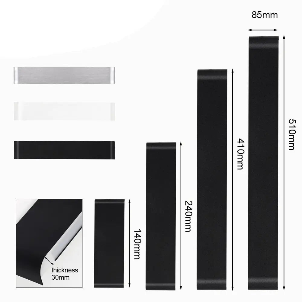 DecorBites™ Modern Metal Wall Sconces