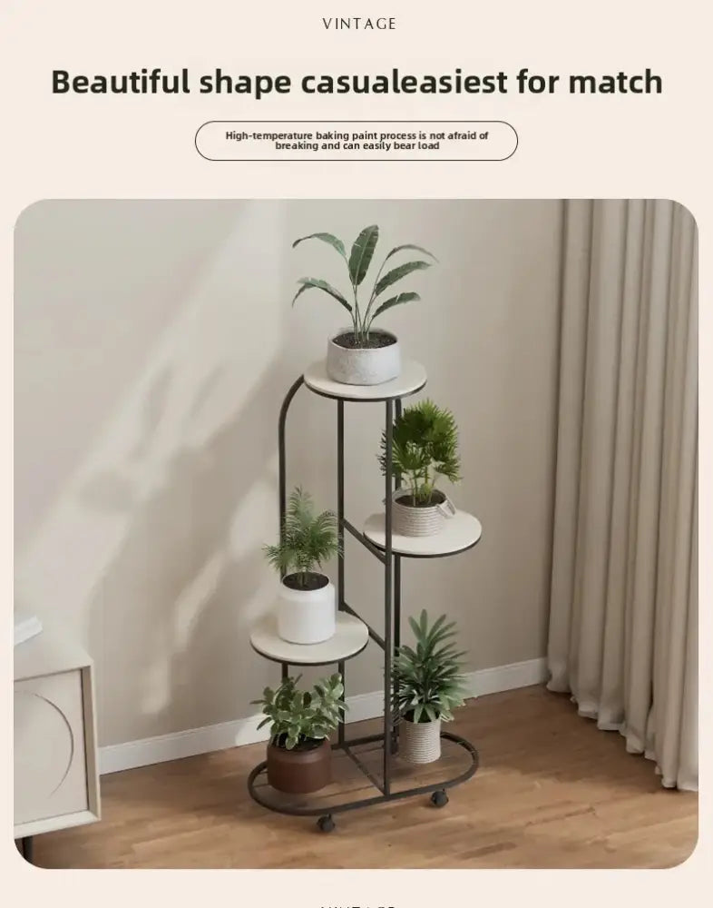 DecorBites™ Modern Multi-storey Plant Stand for Interior Decor