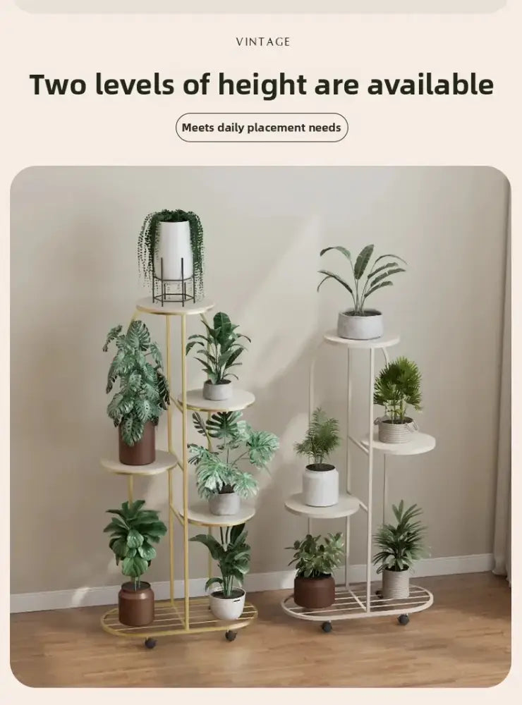 DecorBites™ Modern Multi-storey Plant Stand for Interior Decor