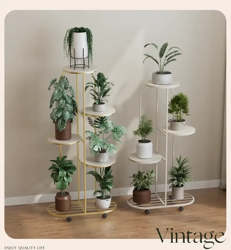 DecorBites™ Modern Multi-storey Plant Stand for Interior Decor