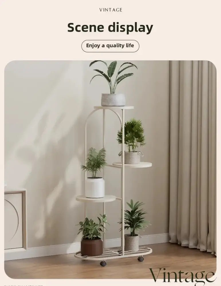 DecorBites™ Modern Multi-storey Plant Stand for Interior Decor