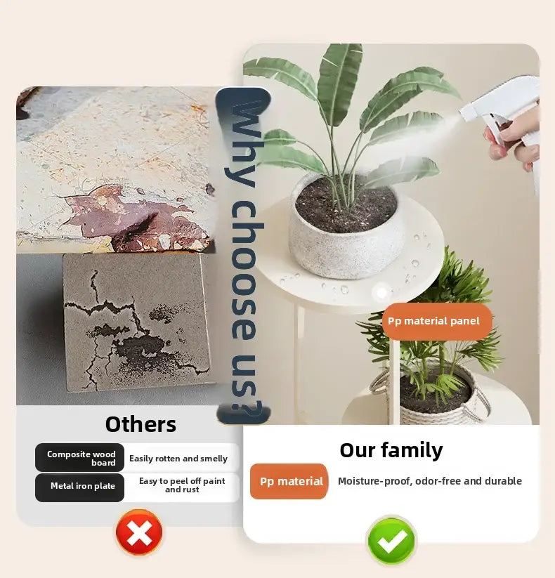 DecorBites™ Modern Multi-storey Plant Stand for Interior Decor