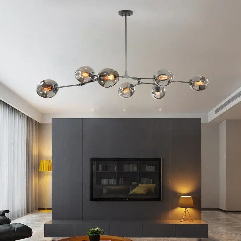 DecorBites™ Modern Nordic Glass Chandeliers with LED
