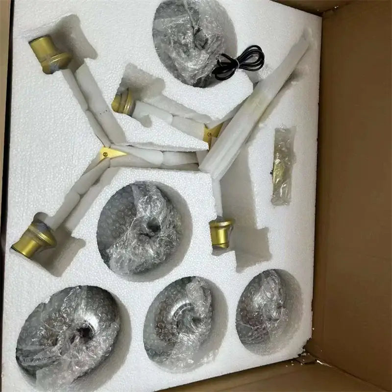 DecorBites™ Modern Nordic Glass Chandeliers with LED