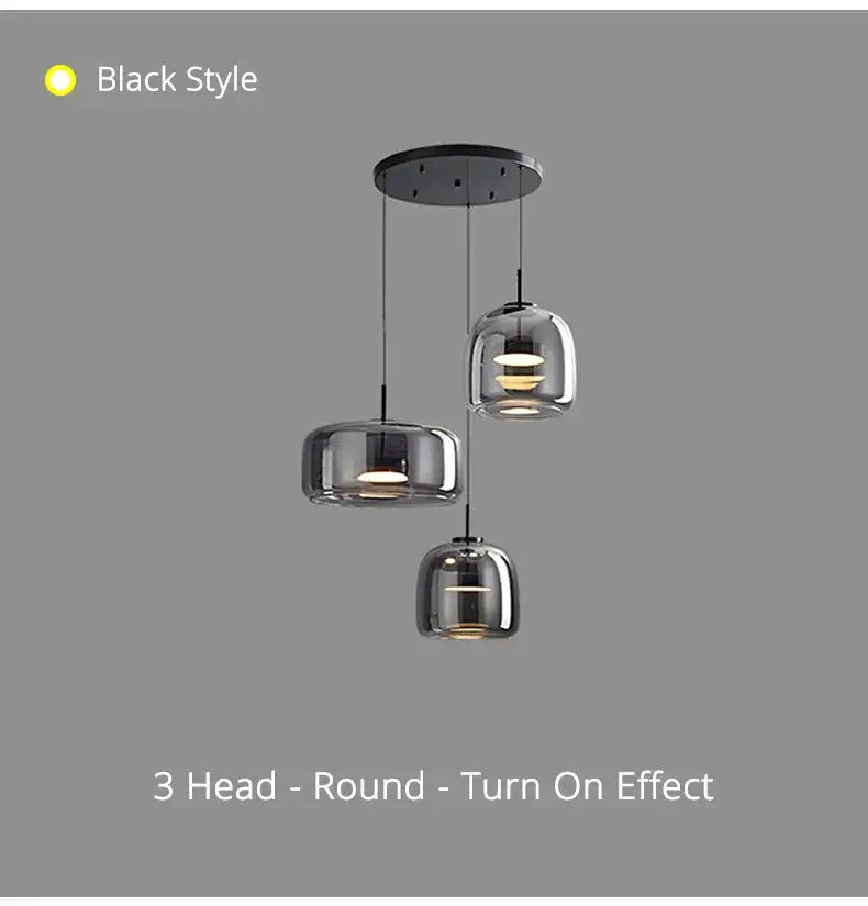 DecorBites™ Modern Nordic Glass Pendant Lamp