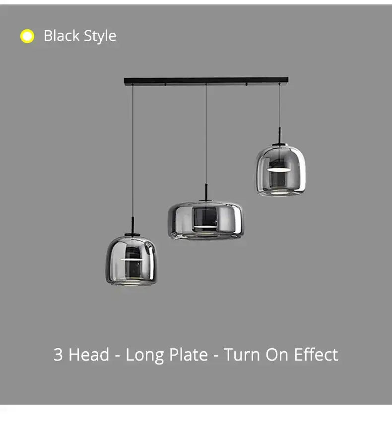 DecorBites™ Modern Nordic Glass Pendant Lamp