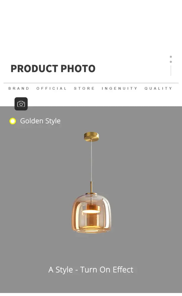 DecorBites™ Modern Nordic Glass Pendant Lamp