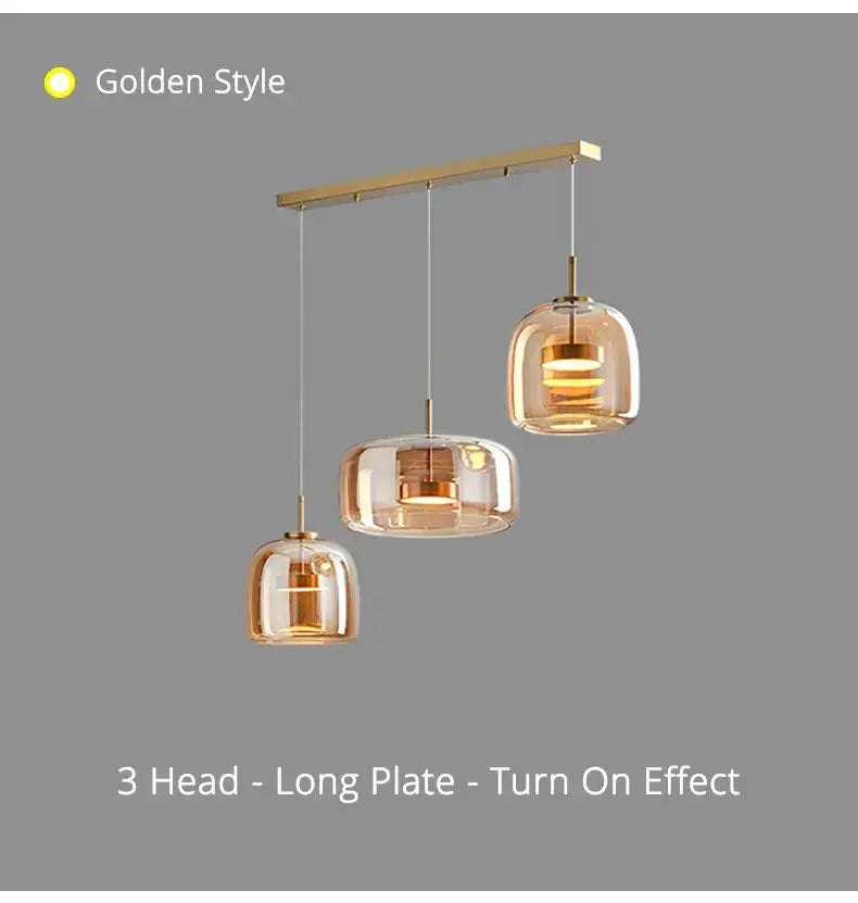 DecorBites™ Modern Nordic Glass Pendant Lamp