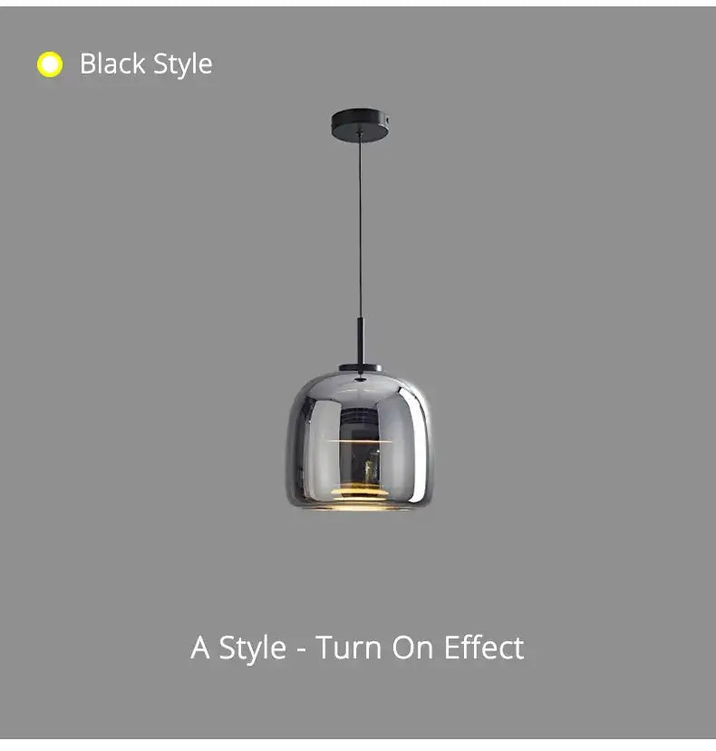 DecorBites™ Modern Nordic Glass Pendant Lamp