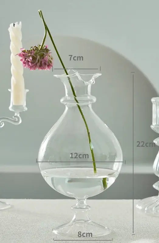 DecorBites™ Modern Nordic Glass Vases Set for Home and Wedding
