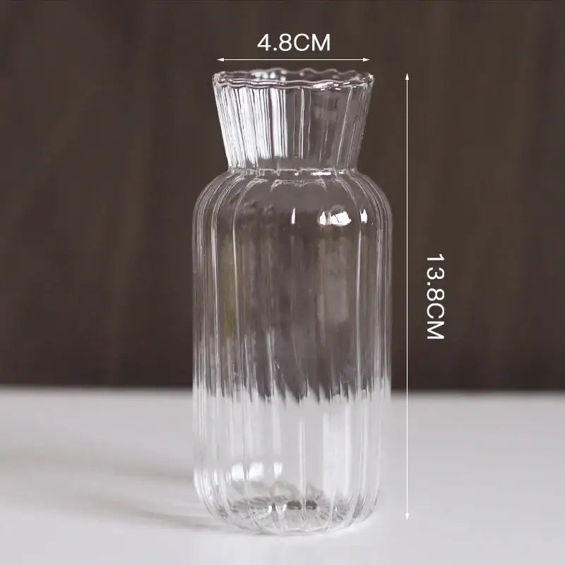 DecorBites™ Modern Nordic Glass Vases Set for Home and Wedding