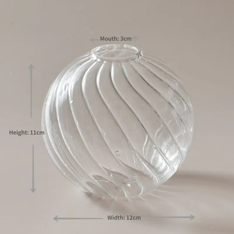 DecorBites™ Modern Nordic Glass Vases Set for Home and Wedding