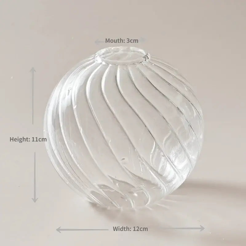 DecorBites™ Modern Nordic Glass Vases Set for Home and Wedding