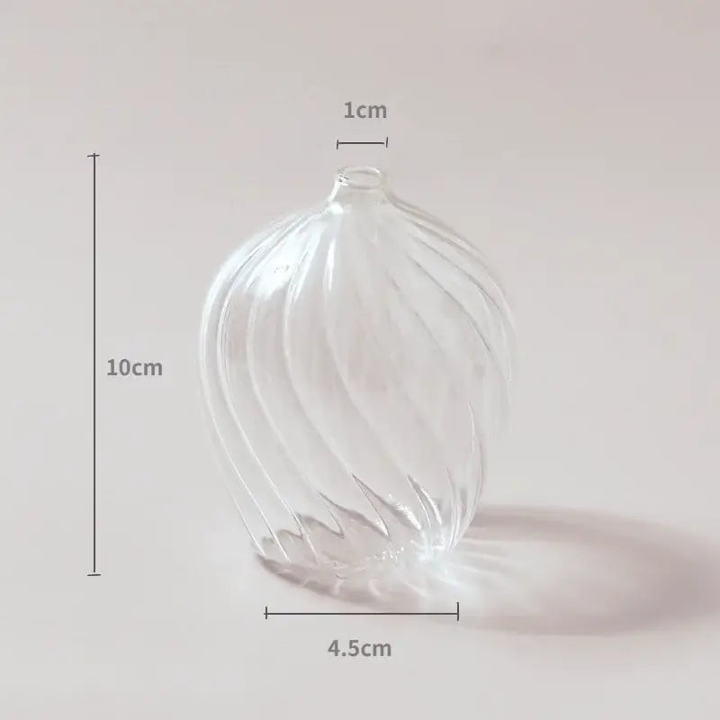DecorBites™ Modern Nordic Glass Vases Set for Home and Wedding