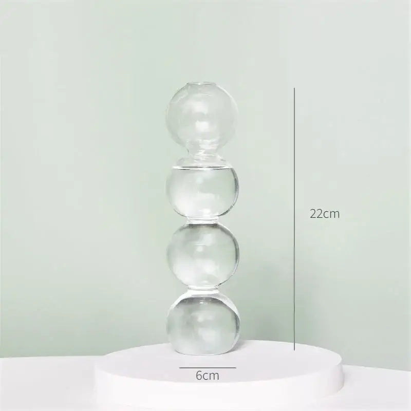 DecorBites™ Modern Nordic Glass Vases Set for Home and Wedding