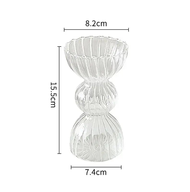 DecorBites™ Modern Nordic Glass Vases Set for Home and Wedding