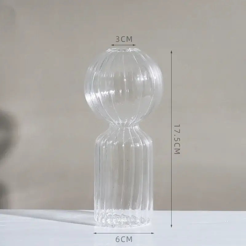 DecorBites™ Modern Nordic Glass Vases Set for Home and Wedding