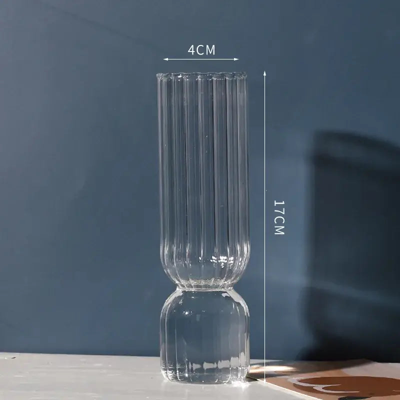 DecorBites™ Modern Nordic Glass Vases Set for Home and Wedding