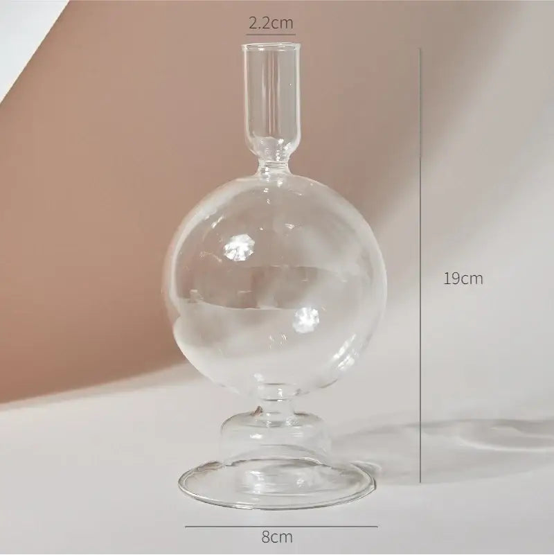 DecorBites™ Modern Nordic Glass Vases Set for Home and Wedding