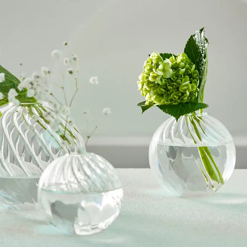 DecorBites™ Modern Nordic Glass Vases Set for Home and Wedding