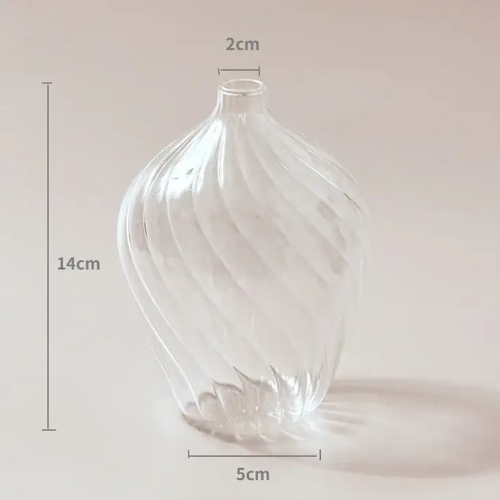 DecorBites™ Modern Nordic Glass Vases Set for Home and Wedding