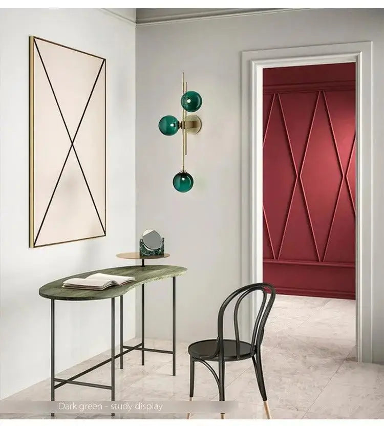 DecorBites™ Modern Nordic Glass Wall Sconce by Adabella