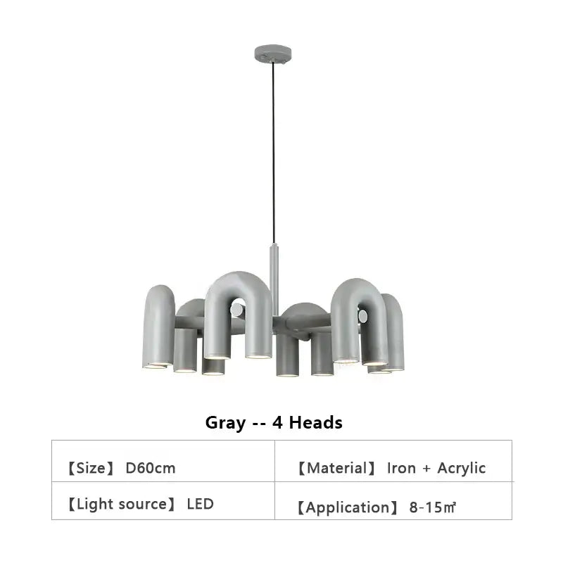 DecorBites™ Modern Nordic LED Ceiling Chandelier Light