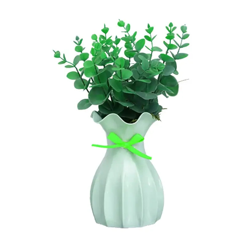 DecorBites™ Modern Nordic Mini White Flower Vase Home Decor