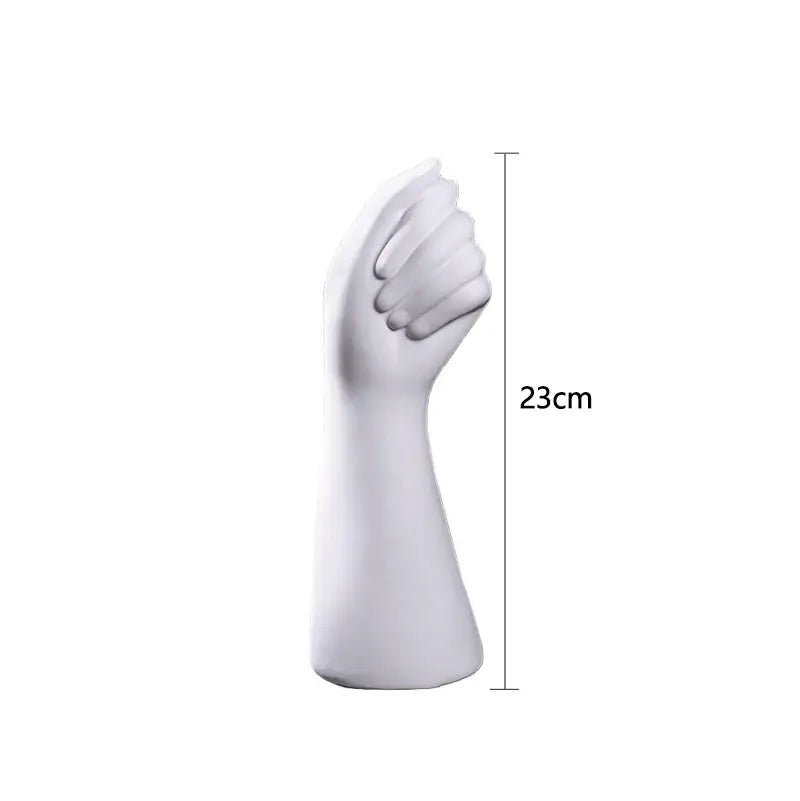 DecorBites™ Modern Nordic Style Ceramic Hand Vase